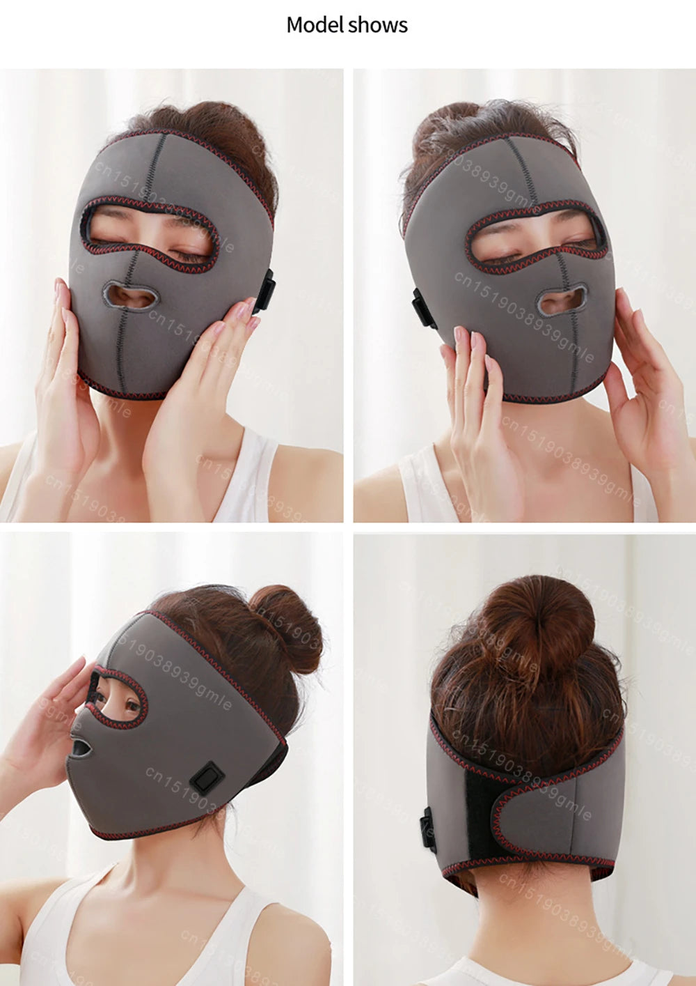 Electric Thermal Facial Recovery Mask with Hot Compress and Moxibustion Therapy