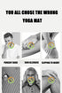 Selfika™ 20mm Ultra-Thick NBR Yoga Mat – High-Density Non-Slip Exercise Mat for Yoga, Pilates & Home Fitness (185x61cm)