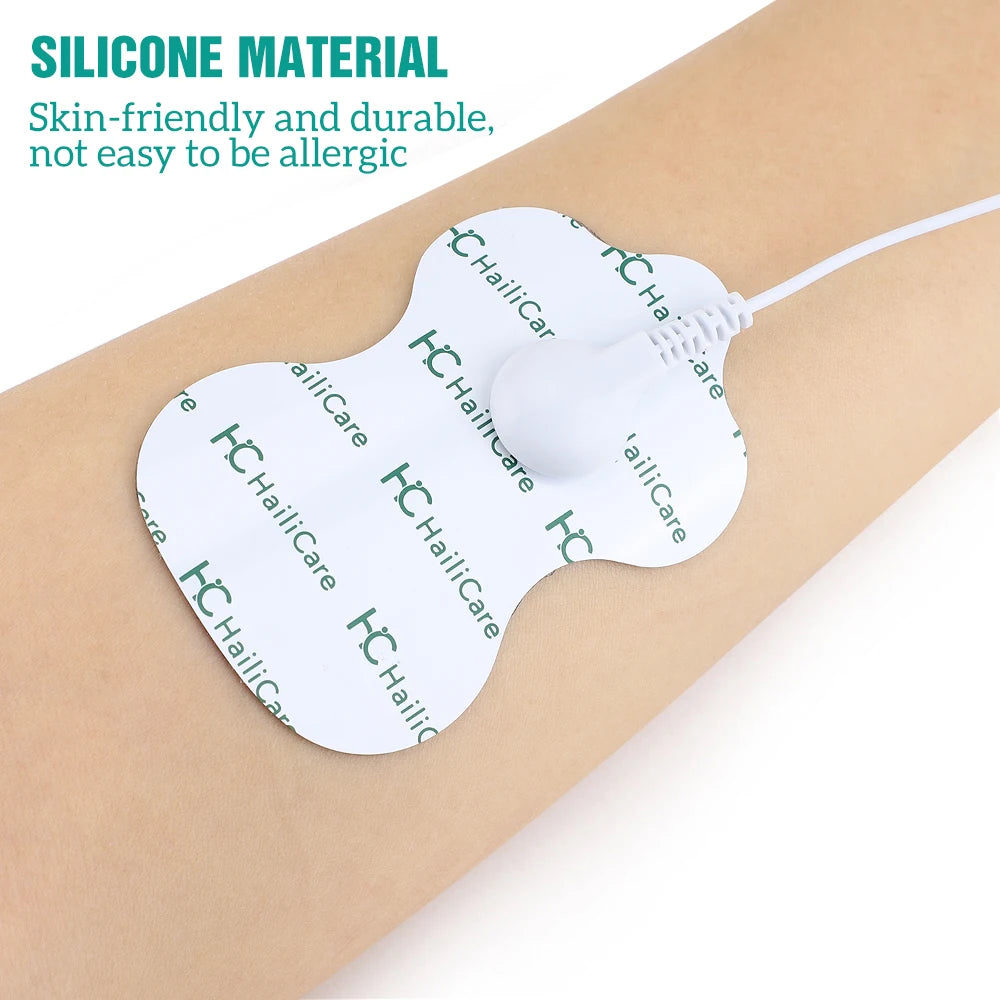 Hailicare TENS EMS Electric Muscle Stimulator – Digital Pulse Massager, 6 Modes, Back Neck Shoulder Relief