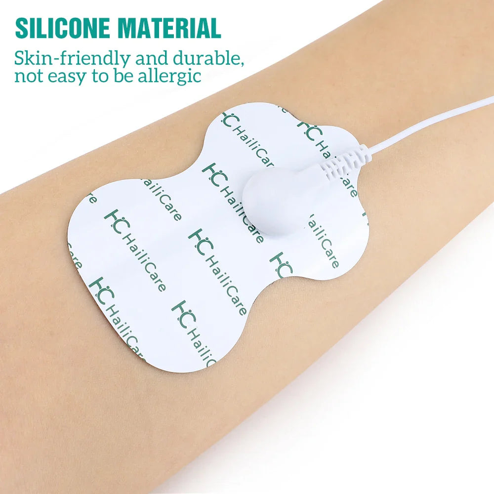 Hailicare TENS EMS Electric Muscle Stimulator – Digital Pulse Massager, 6 Modes, Back Neck Shoulder Relief