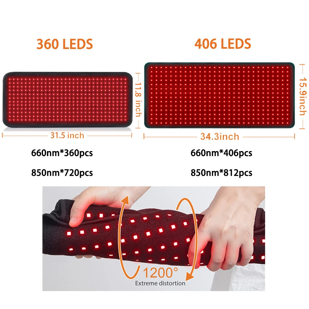 Selfika™ Red Light Therapy Heating Pad for Body Pain Relief