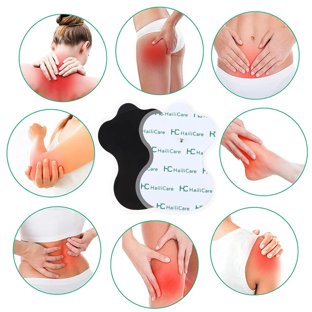 Hailicare TENS EMS Electric Muscle Stimulator – Digital Pulse Massager, 6 Modes, Back Neck Shoulder Relief