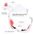 foreverlily Electric Eye Massager Glasses – EMS Microcurrent, Red Light, Warmth, Fatigue Relief