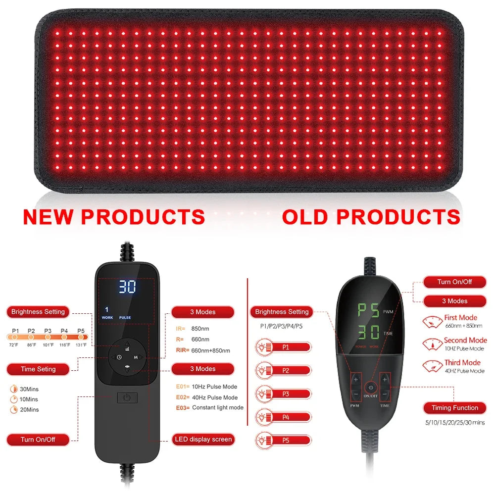 Selfika™ Red Light Therapy Heating Pad for Body Pain Relief
