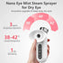 YUKUI Steam Spray Eye Massager and Nano Mist Facial Humidifier for Deep Hydration