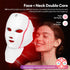 foreverlily 7-Color LED Face & Neck Light Therapy Mask – Wireless, Anti-Aging Appearance, Skin Tightening
