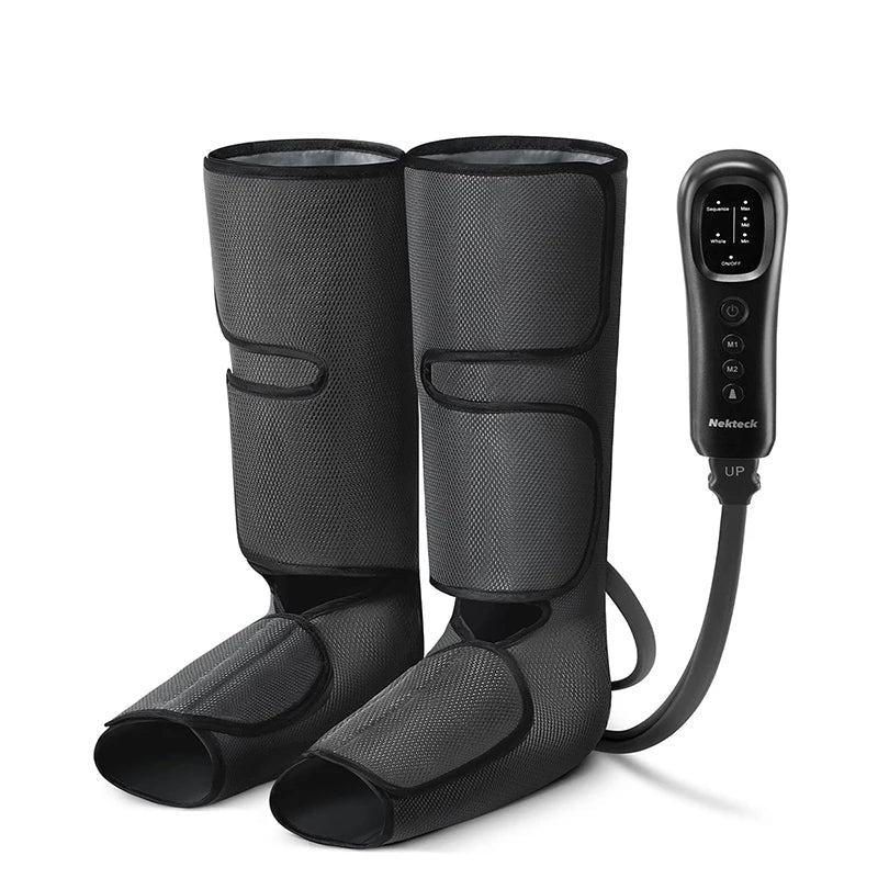 Selfika Air Compression Leg Massager with Adjustable Calf Wraps & Handheld Controller