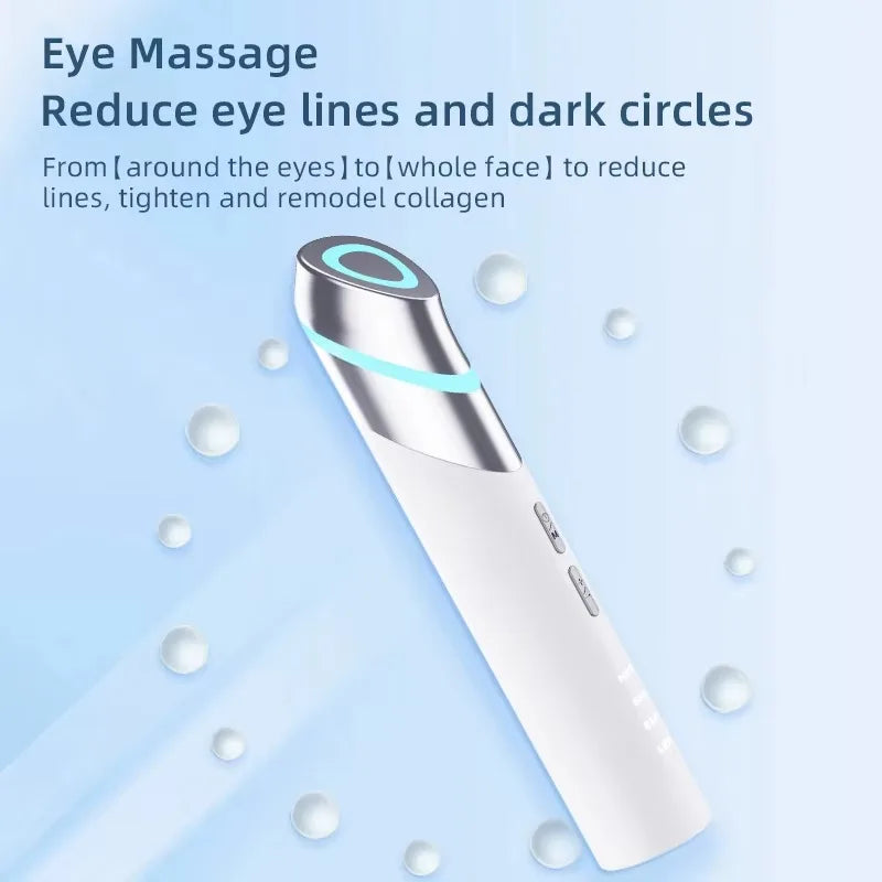 vilnason Wireless EMS Microcurrent Eye Massager Pen – LED Light, Heated, Anti-Wrinkle Appearance