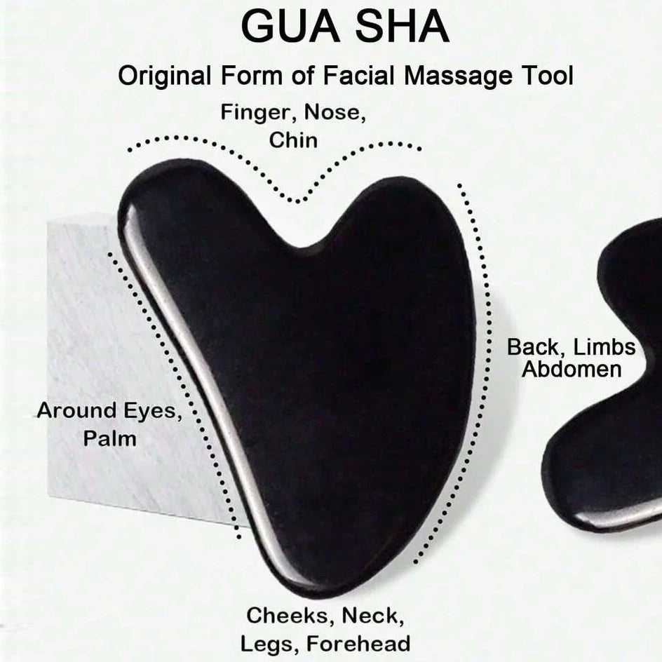 Generic Silicone Ice Roller & Gua Sha Facial Tool Set – Lifting, Contouring, Eye Puffiness Relief (1/2/3pc)