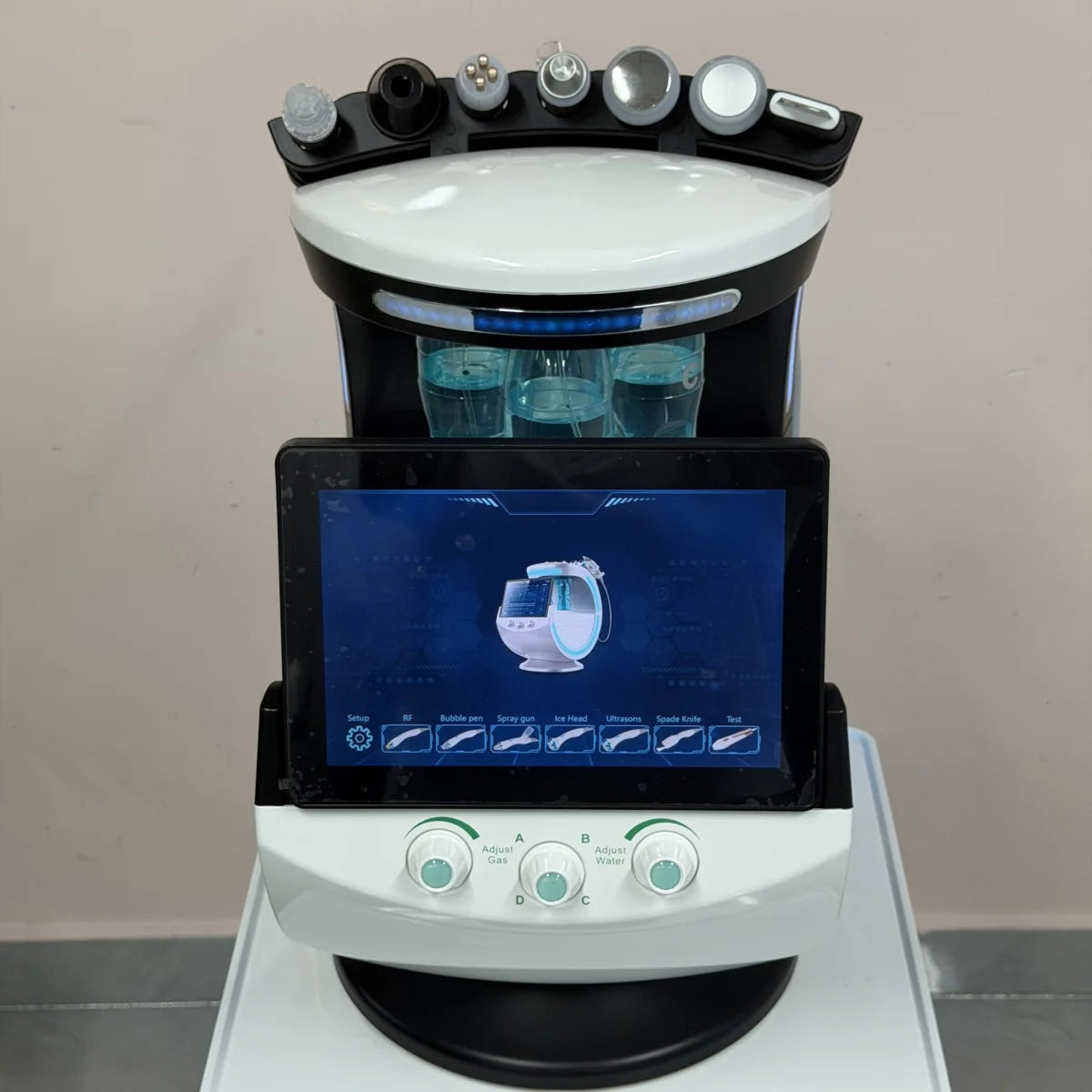 Selfika™ 7 in 1 Intelligent Ice Blue Skin Detection Facial Machine