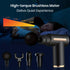 Selfika™ Portable LED Touch Screen Fascia Gun – Deep Tissue Percussion Massager with 4 Replaceable Heads for Muscle Recovery