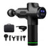 Selfika™ Portable LED Touch Screen Fascia Gun – Deep Tissue Percussion Massager with 4 Replaceable Heads for Muscle Recovery