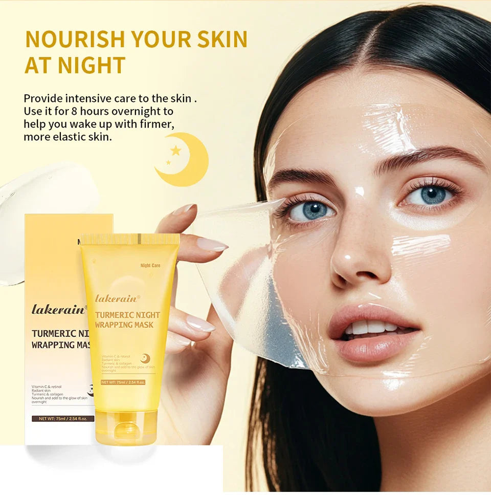 Selfika™ Collagen Night Wrapping Mask – Overnight Lifting & Deep Hydrating Peel-Off Mask (75ml)