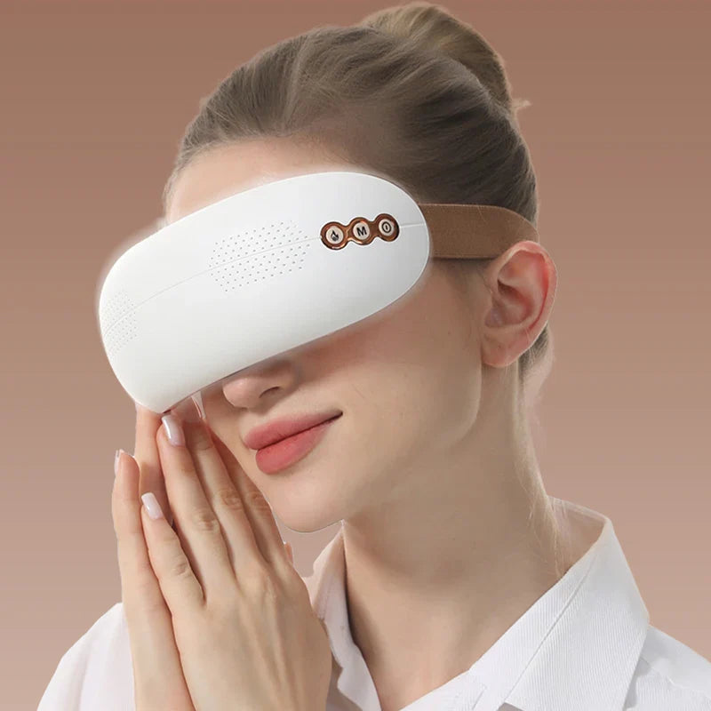 Electric Dual Use Eye Massager with 5 Modes for Hot and Cold Compress Therapy