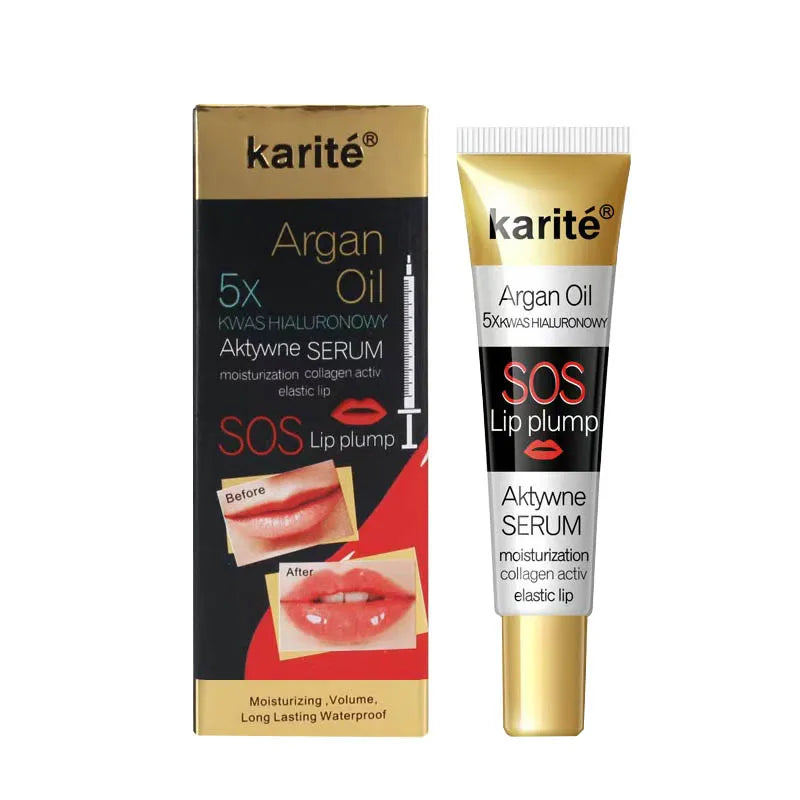 jaysuing Moroccan Argan Oil Lip Essence – Moisturizing, Nourishing, Cosmetic Plumping Effect