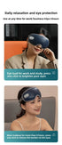 CAMMUO Electric Heated Eye Massager with 7 Massage Modes and Hot Compress for Relaxation