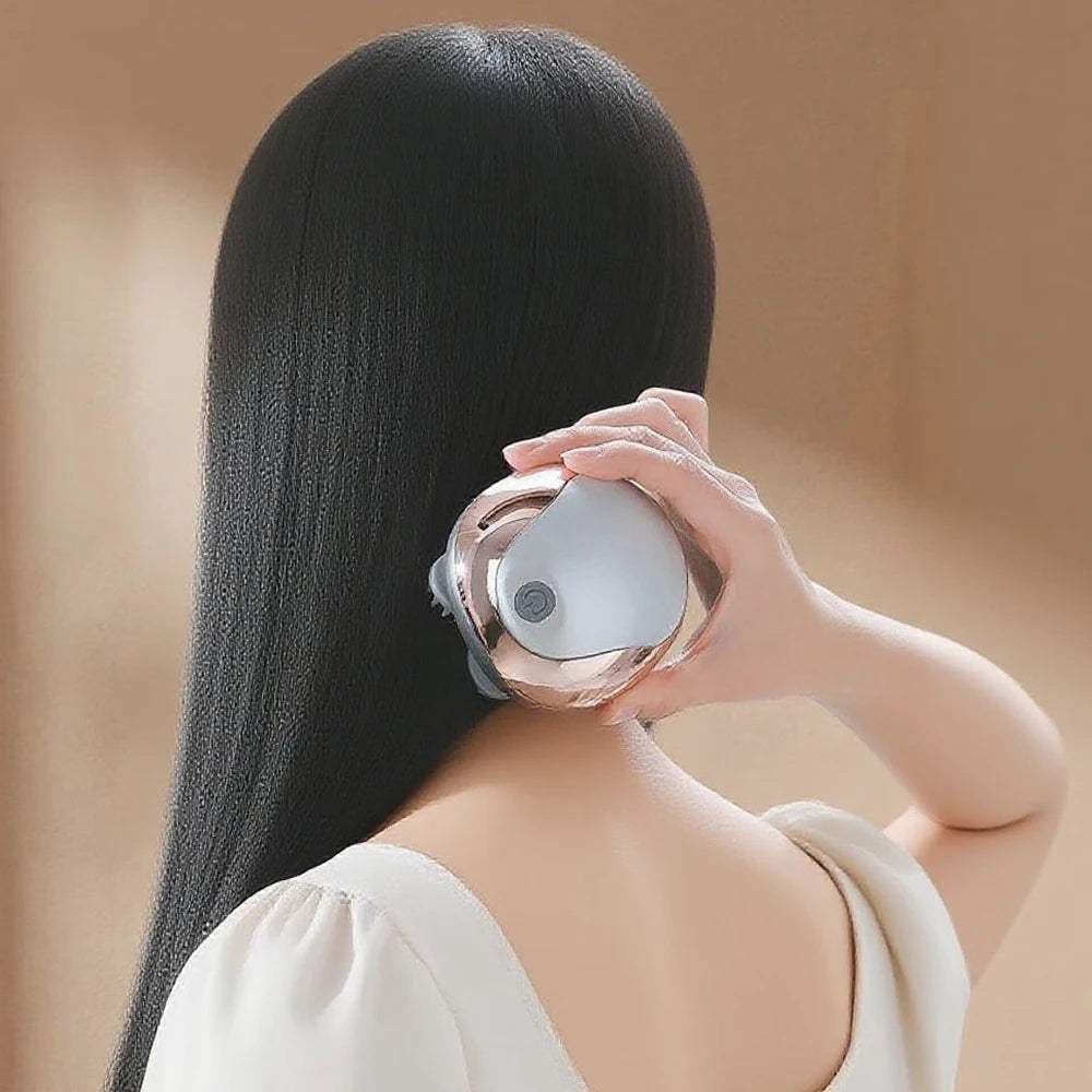 Generic Electric Scalp & Head Massager Device – Handheld, Relax Muscles, Relieve Tension and Weariness