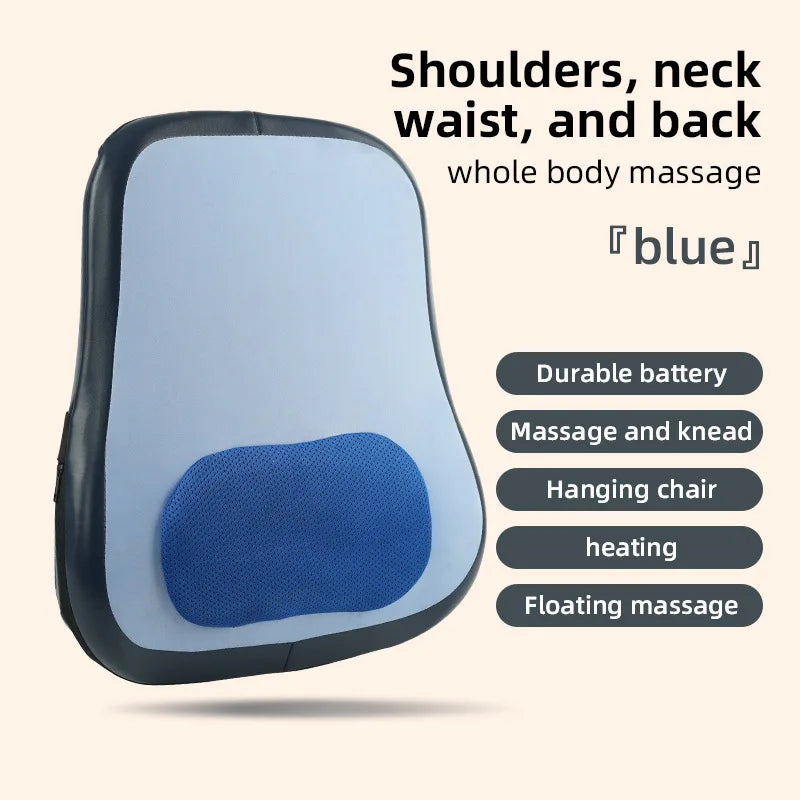 Selfika Cordless Lower Back Massager with Deep-Tissue Heat Therapy & Rechargeable Battery
