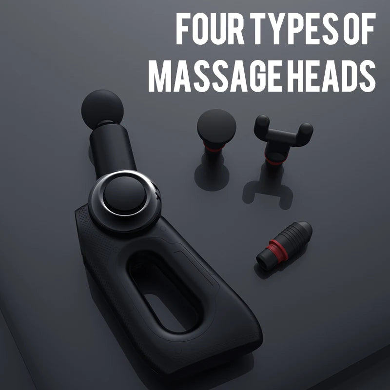 Selfika™ Professional Triangle Massage Gun – High-Speed Deep Tissue Percussion Massager with 6 Massage Heads