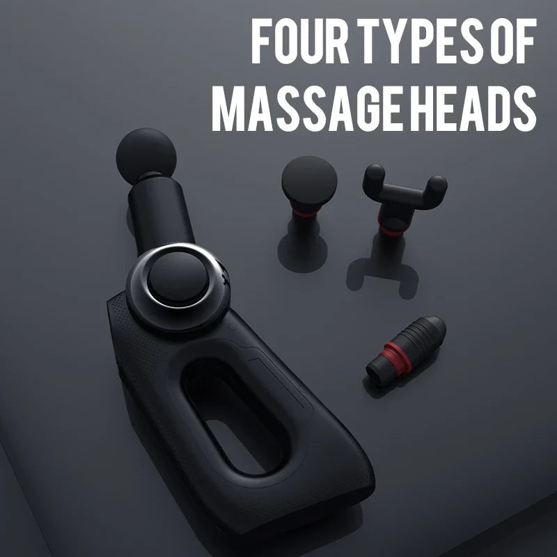 Selfika™ Professional Triangle Massage Gun – High-Speed Deep Tissue Percussion Massager with 6 Massage Heads