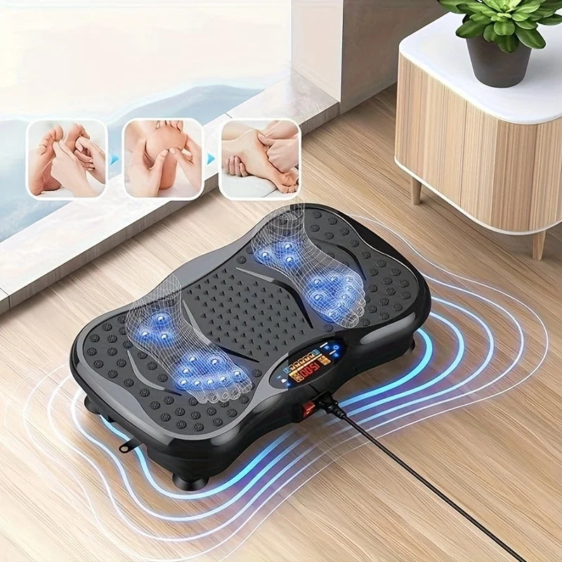 Selfika™ Vibration Platform Exercise Machine with Resistance Bands