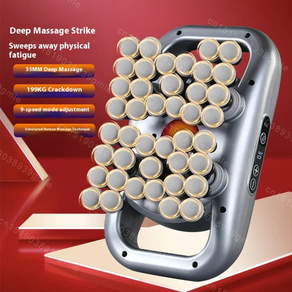 Selfika™ Professional Muscle Massage Gun – 9 Modes Deep Tissue Percussion Massager for Full Body Recovery