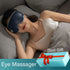 CAMMUO Electric Heated Eye Massager with 7 Massage Modes and Hot Compress for Relaxation