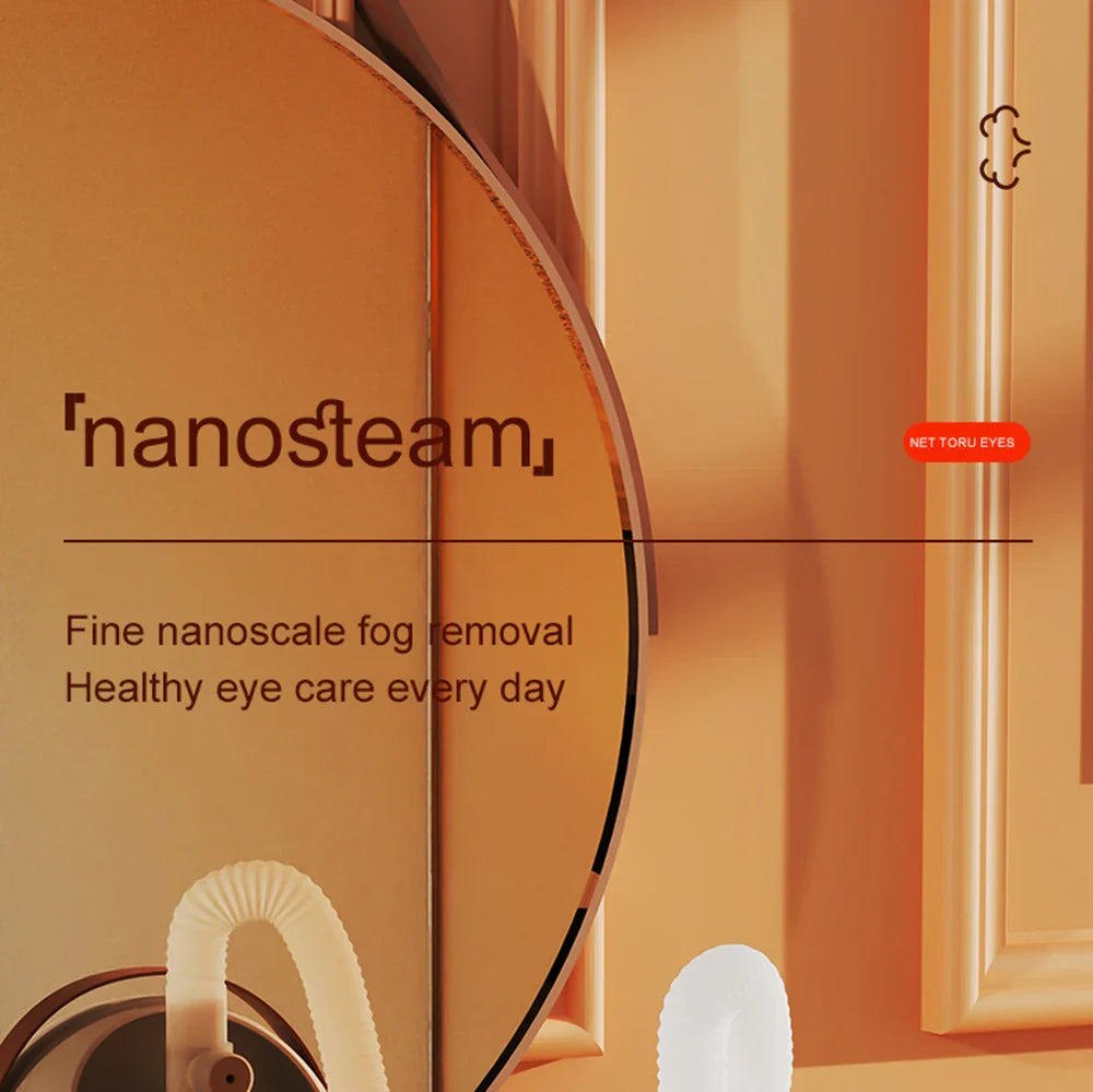 vilnason Hot/Cold Nano Eye Mist Sprayer & Steamer – Adjustable Fog, Comfort for Dryness & Fatigue