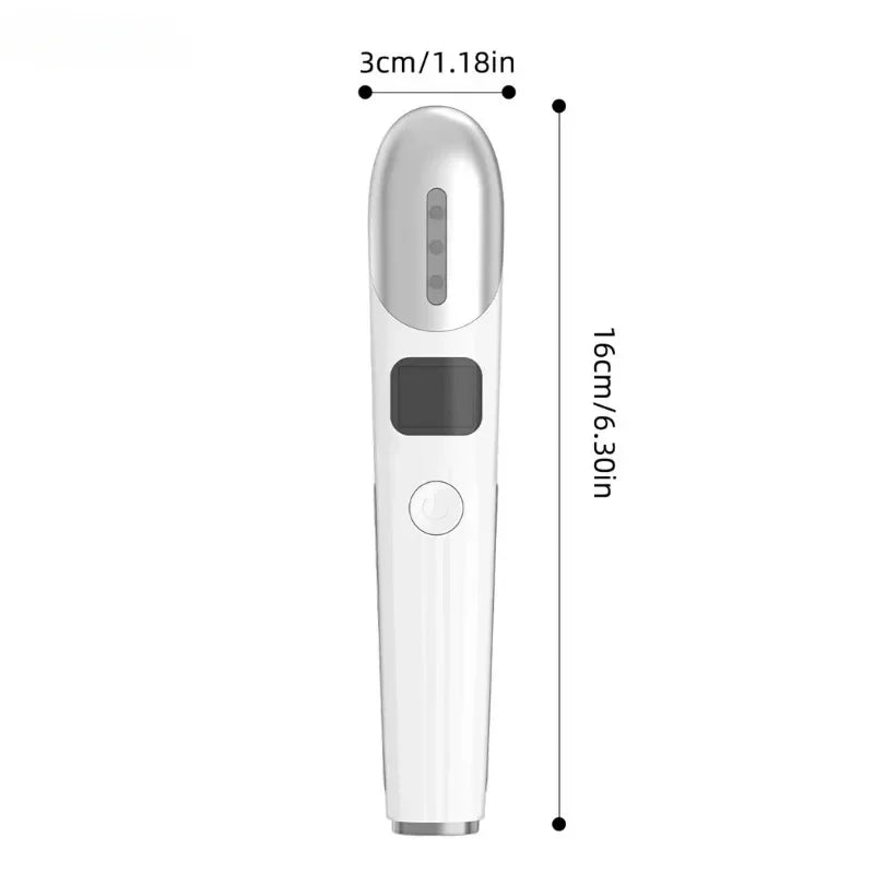 miitina EMS Microcurrent Facial Wand – Red Light, Heat, Vibration, Anti-Wrinkle Appearance, USB Rechargeable