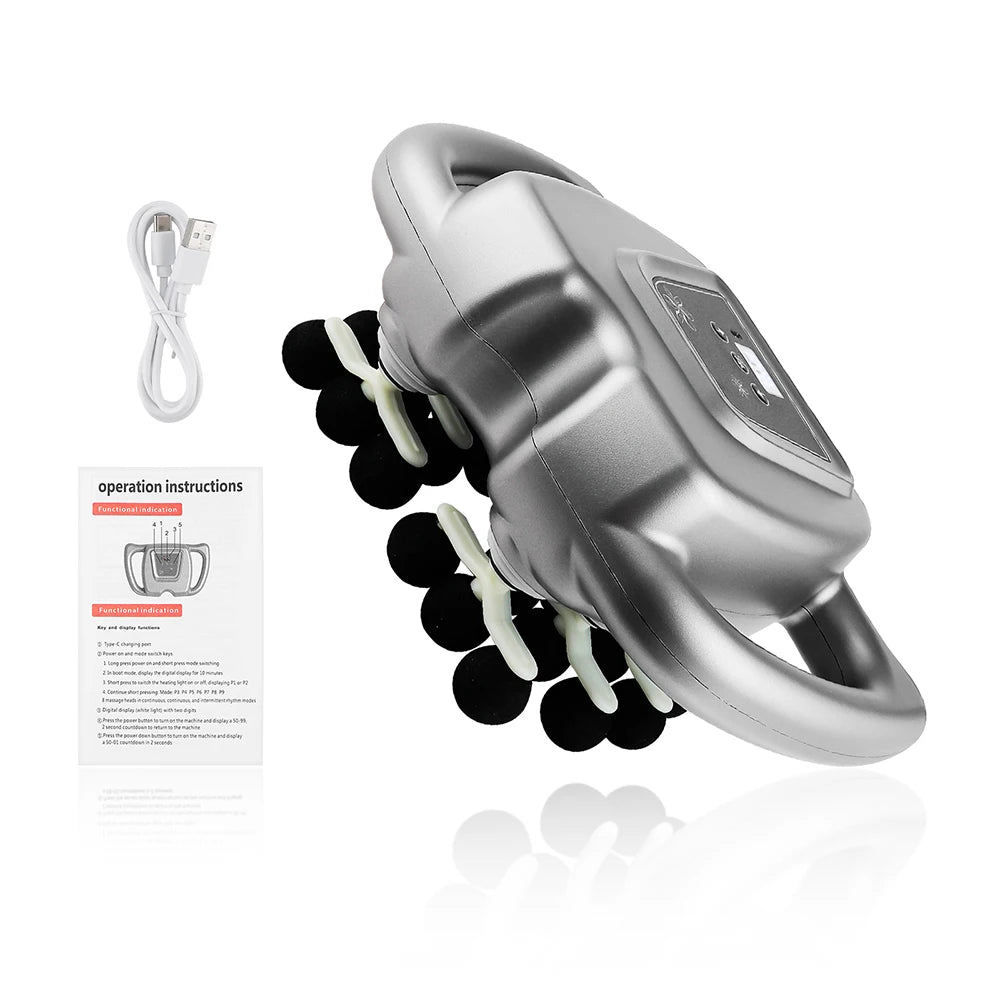 Selfika™ 24-Head Fascia Gun 9 Modes High Frequency Massage Gun