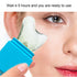 LEKGAVD Silicone Ice Face Roller & Gua Sha Mold – Cold Therapy, Face Lifting, Contouring Tool