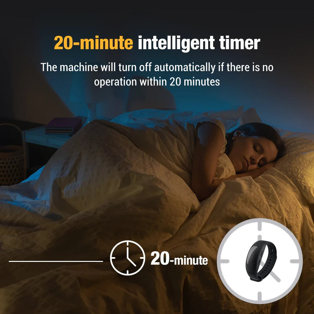 DeMoce CES/EMS Microcurrent Sleep Aid Watch – Intelligent Relaxation Wristband for Enhanced Calm