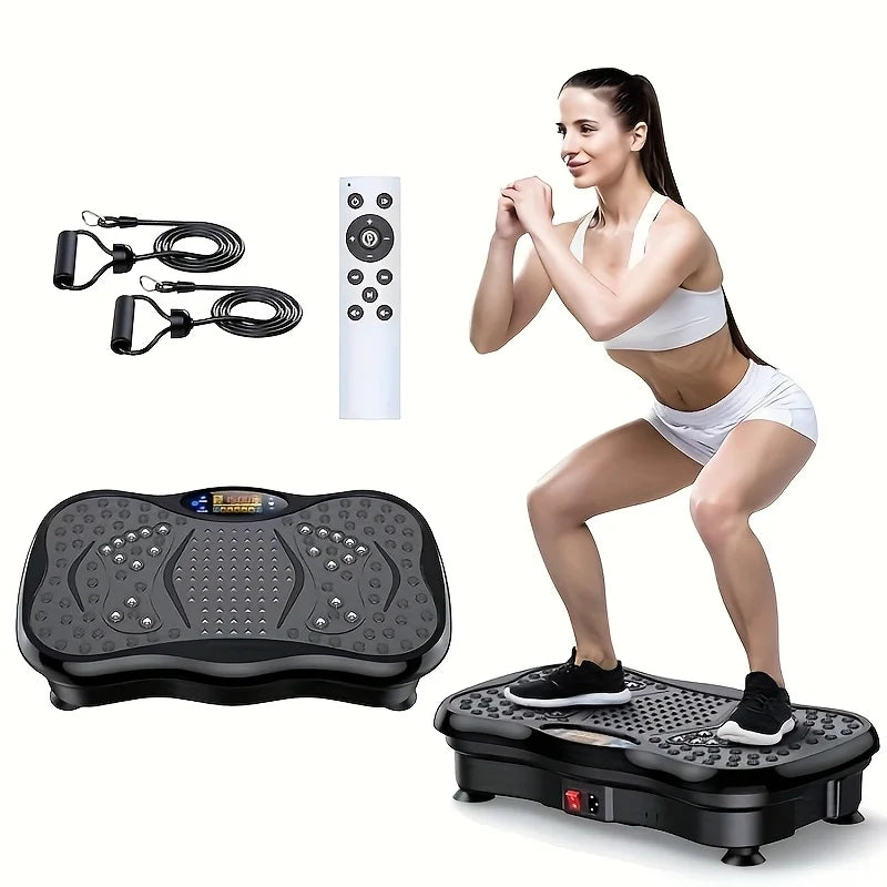 Selfika™ Vibration Platform Exercise Machine with Resistance Bands