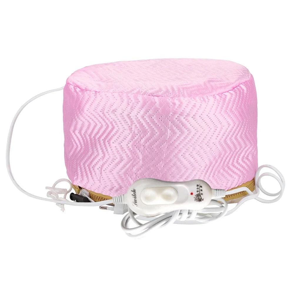 MIHJUSFDH Thermal Treatment Heating Electric Hair Cap – Adjustable Steamer Mask, Oil Cap, Home Hair Care