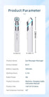 vilnason Wireless EMS Microcurrent Eye Massager Pen – LED Light, Heated, Anti-Wrinkle Appearance