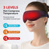 Hailicare 3D Electric Steam Eye Mask – 3-Level Heat, 5-Level Vibration Massage, Fatigue Relief