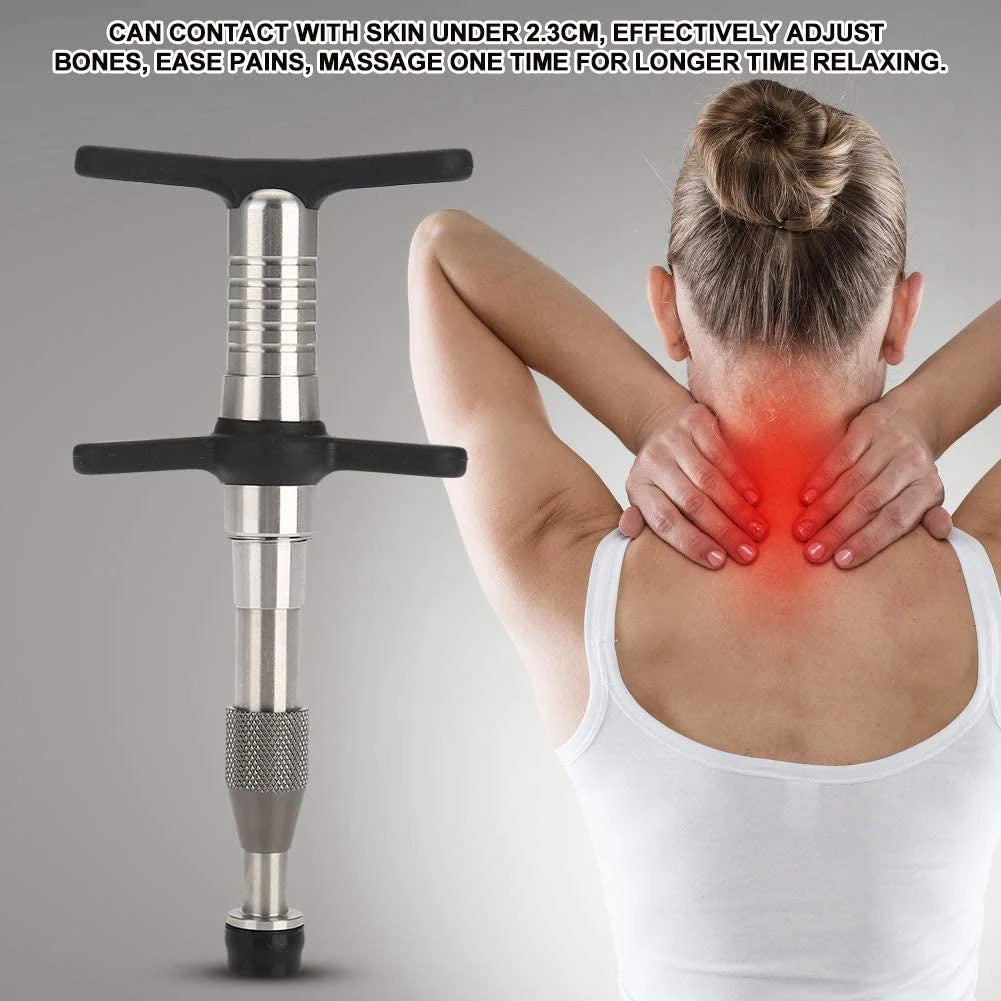 Vilnason Manual Chiropractic Adjusting Tool for Spinal Massage and Joint Correction