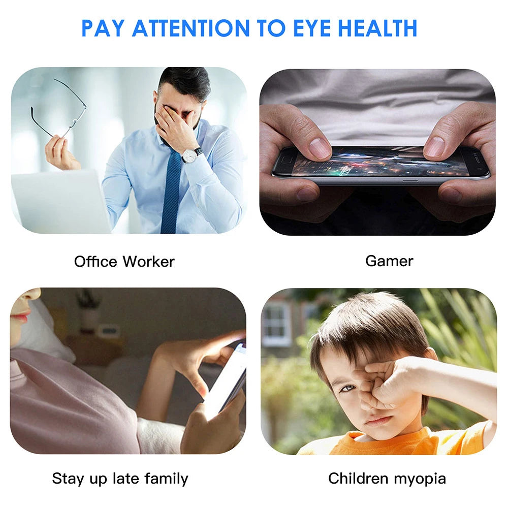 HEBTIGER Electric Eye Massager with Graphene Heating and Acupressure for Deep Relaxation