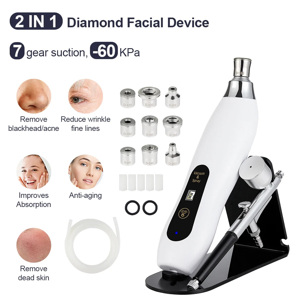 Selfika™ 2-in-1 Diamond Microdermabrasion Machine
