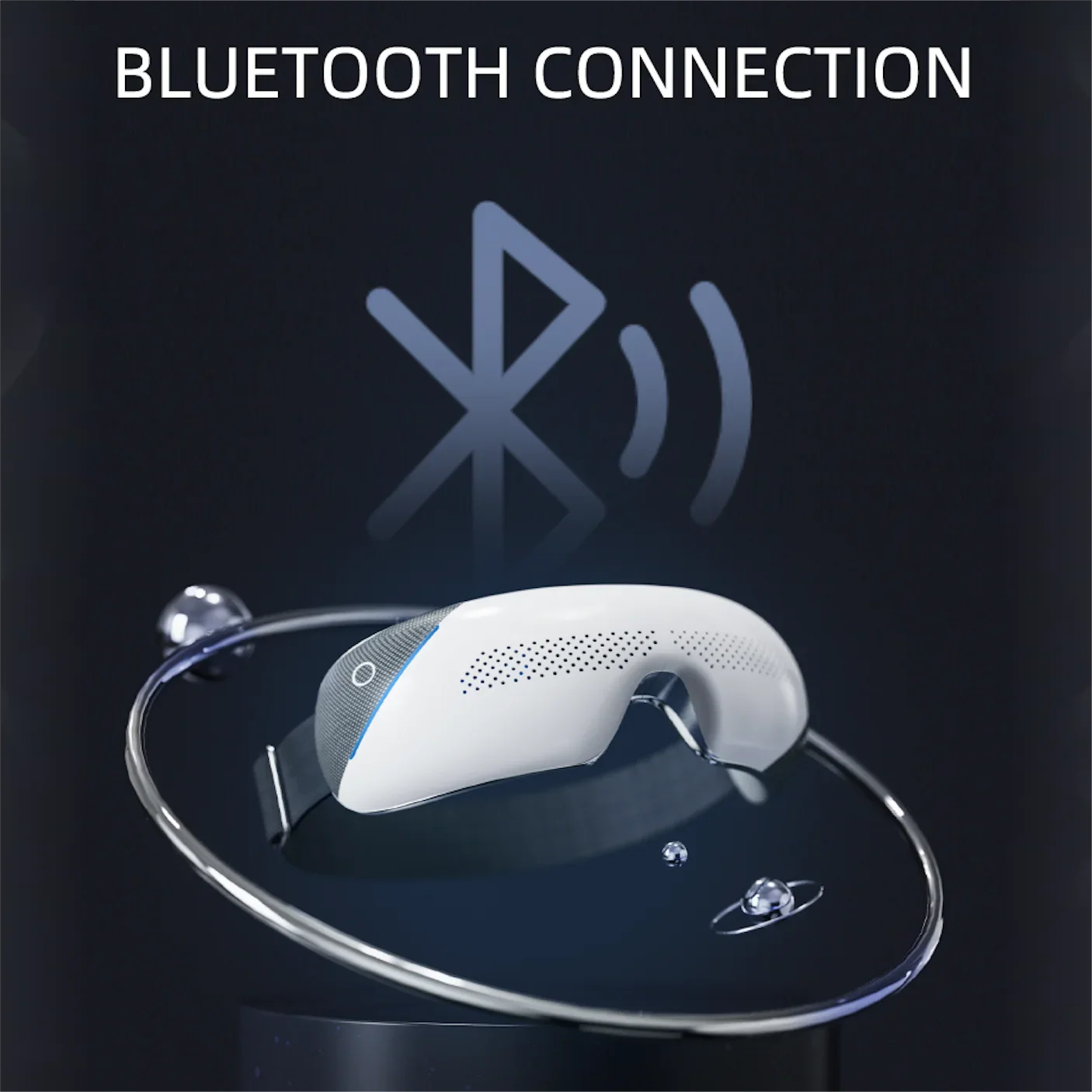VIMYSHOW Portable Visible Eye Massager – Airbag Kneading, Hot Compress, Bluetooth Music Relaxation Sleep Mask