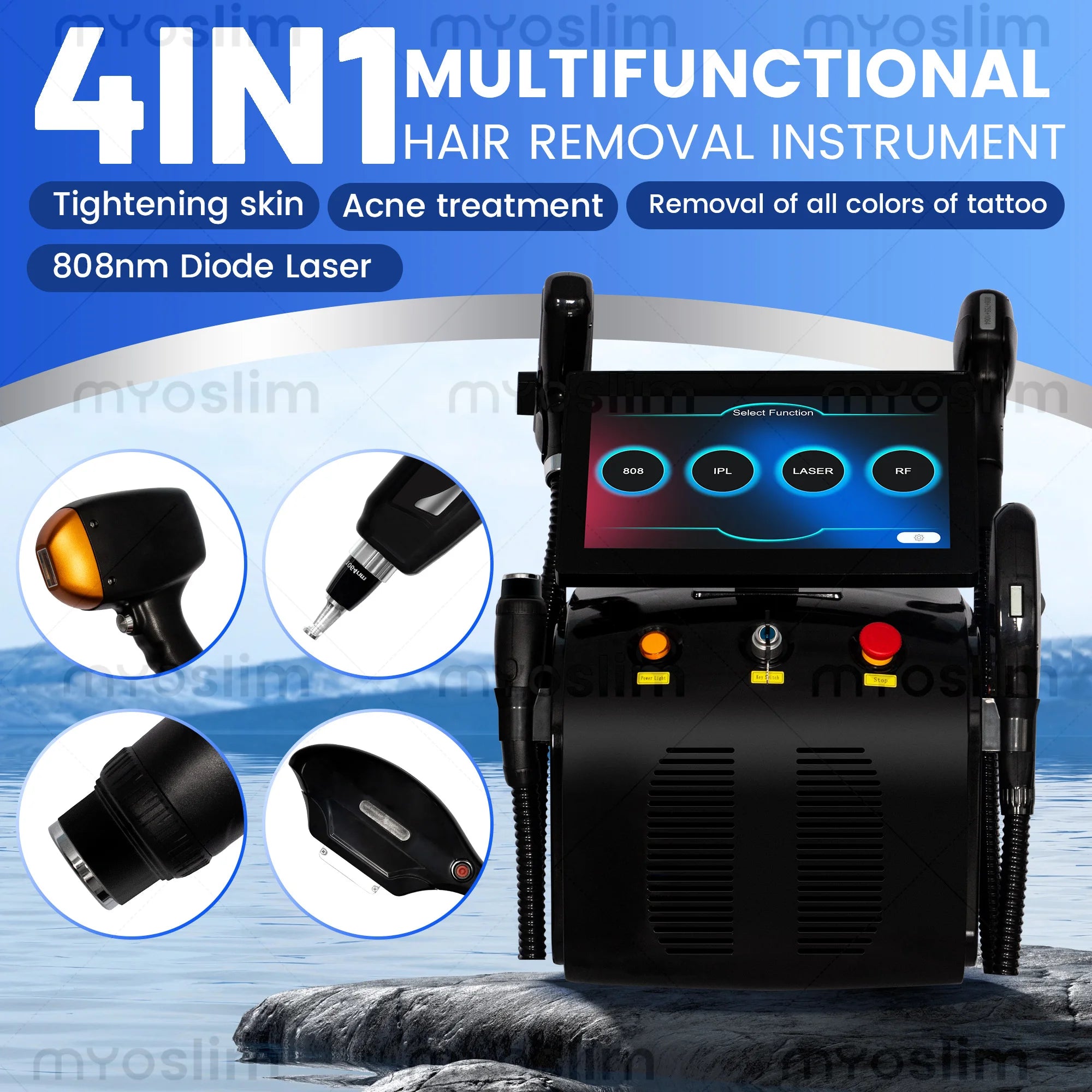 Selfika™ 4-in-1 Multifunctional Diode Laser Beauty Machine