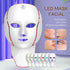 foreverlily 7-Color LED Face & Neck Light Therapy Mask – Wireless, Anti-Aging Appearance, Skin Tightening