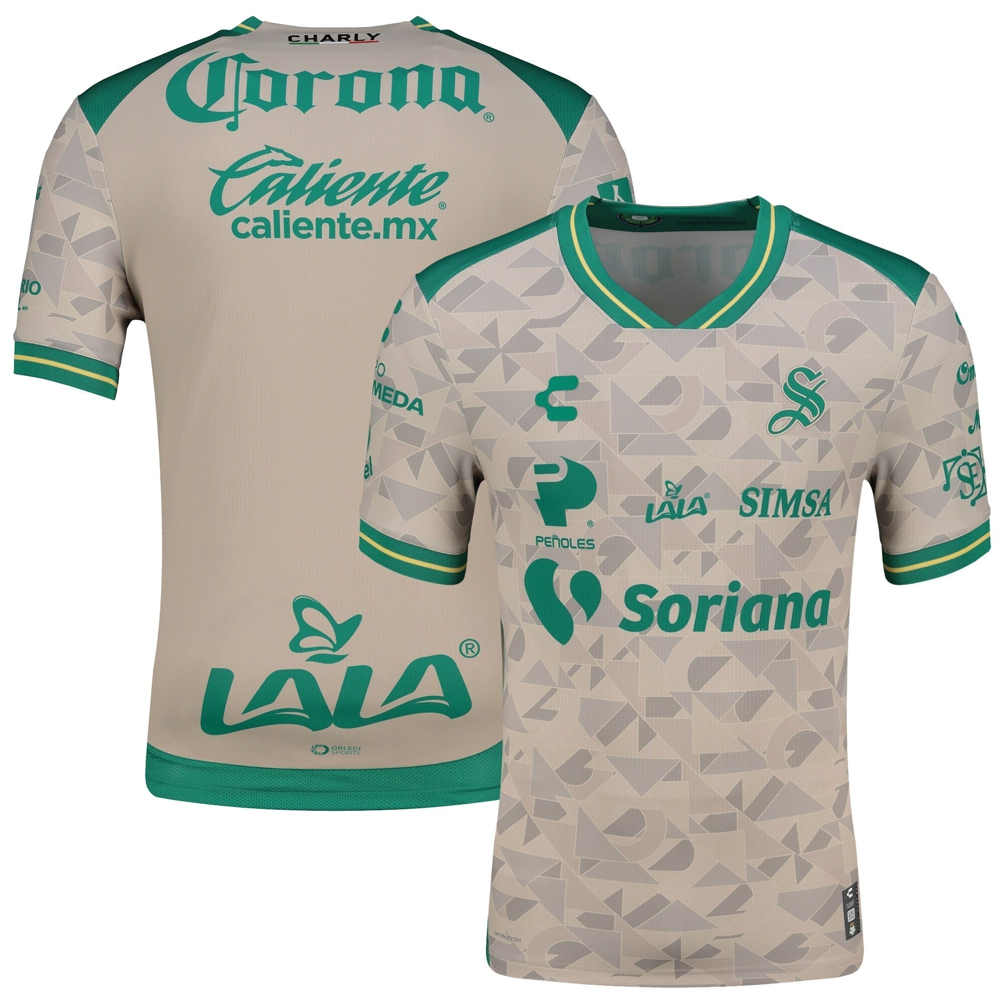Santos Laguna Selfika 2025/26 Away Authentic Jersey - Tan