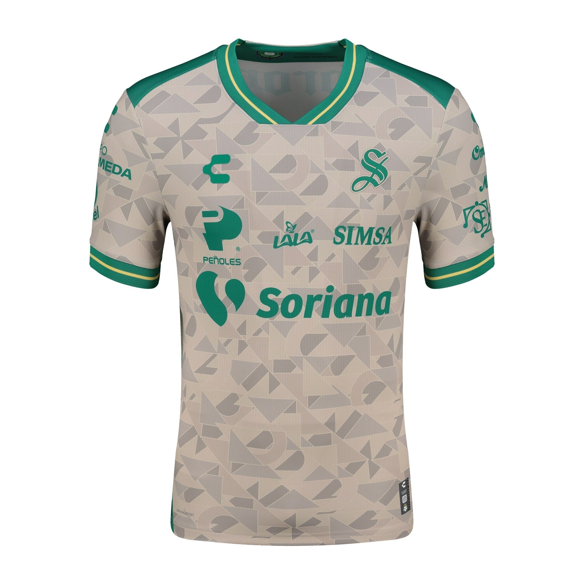 Santos Laguna Selfika 2025/26 Away Authentic Jersey - Tan
