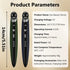 KEMOKO Red Light Facial & Eye Massager Wand – EMS, Heat, Vibration, USB Rechargeable Beauty Tool