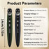 KEMOKO Red Light Facial & Eye Massager Wand – EMS, Heat, Vibration, USB Rechargeable Beauty Tool