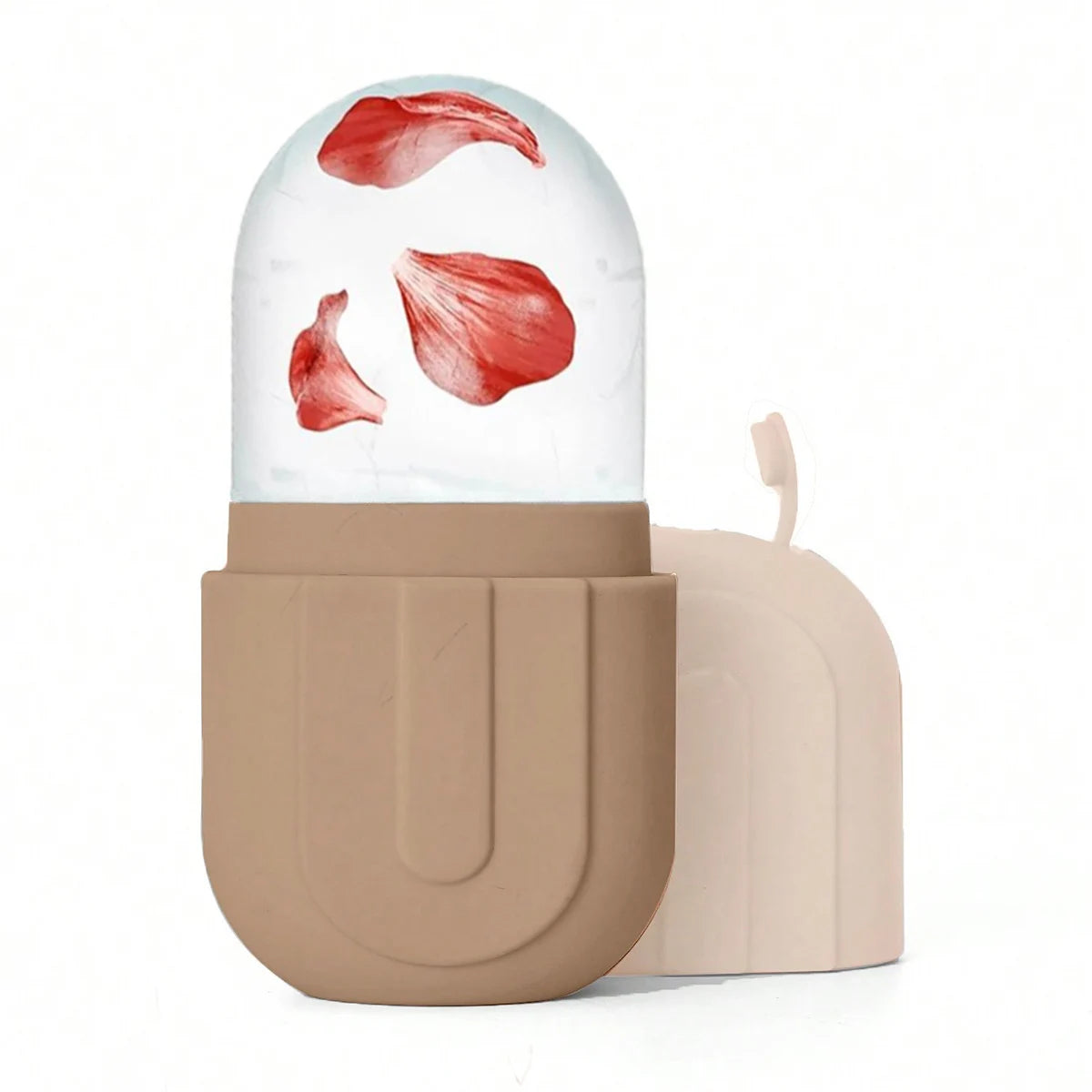 Generic Silicone Ice Roller for Face – Reusable Cube Tray, Facial Lifting & Contouring Massager