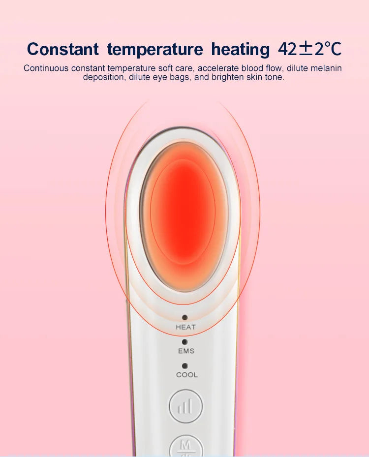 Generic Microcurrent Eye Massager – Rechargeable, Cold/Heat Therapy, Supports Lifting Appearance