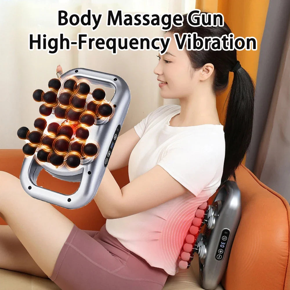 Selfika™ Professional Muscle Massage Gun – 9 Modes Deep Tissue Percussion Massager for Full Body Recovery
