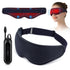 Hailicare 3D Electric Steam Eye Mask – 3-Level Heat, 5-Level Vibration Massage, Fatigue Relief
